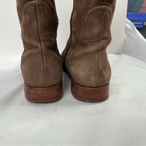 Ugg Annisa Riding Boots Brown Leather Women’s Size 8 - Picture 4 of 11